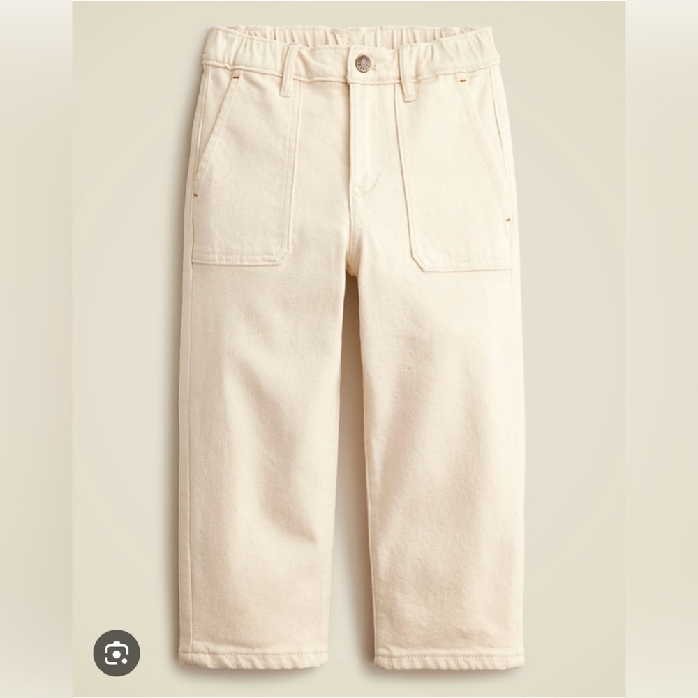 Crewcuts kids pull on jean in ecru wash